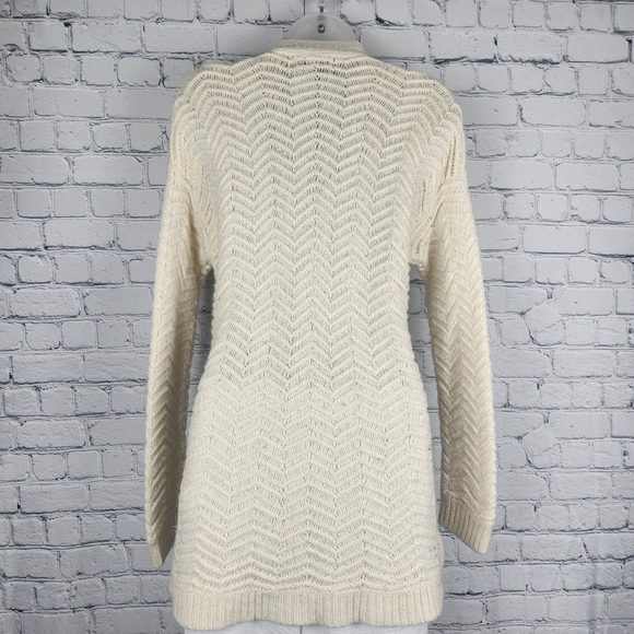 Mossimo Size XL Cream Cardigan Sweater - Picture 2 of 5